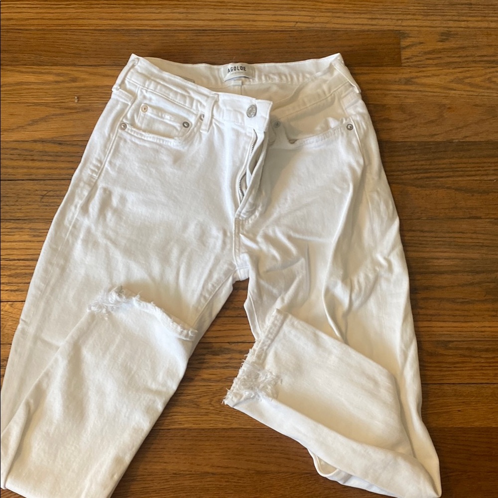 Agolde white jeans size 28
